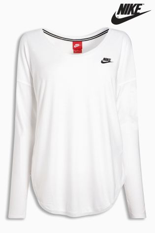 White Nike T2 T-Shirt